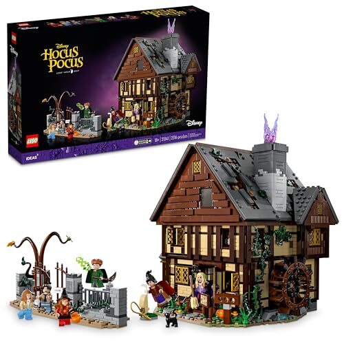 Hocus Pocus: The Sanderson Sisters’ Cottage Disney LEGO Ideas 21341 Collectible Building Set