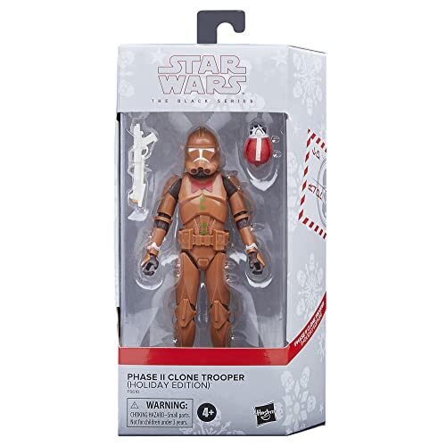 Phase II Clone Trooper Holiday Star Wars Black Series Figure F5610